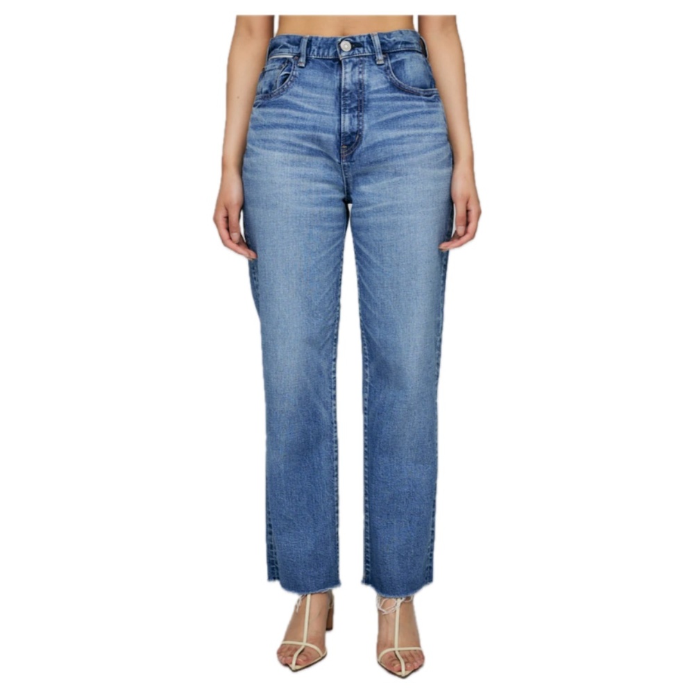Moussy Vintage Evelyn Cropped Ankle Straight Leg Jean NWT Size 28